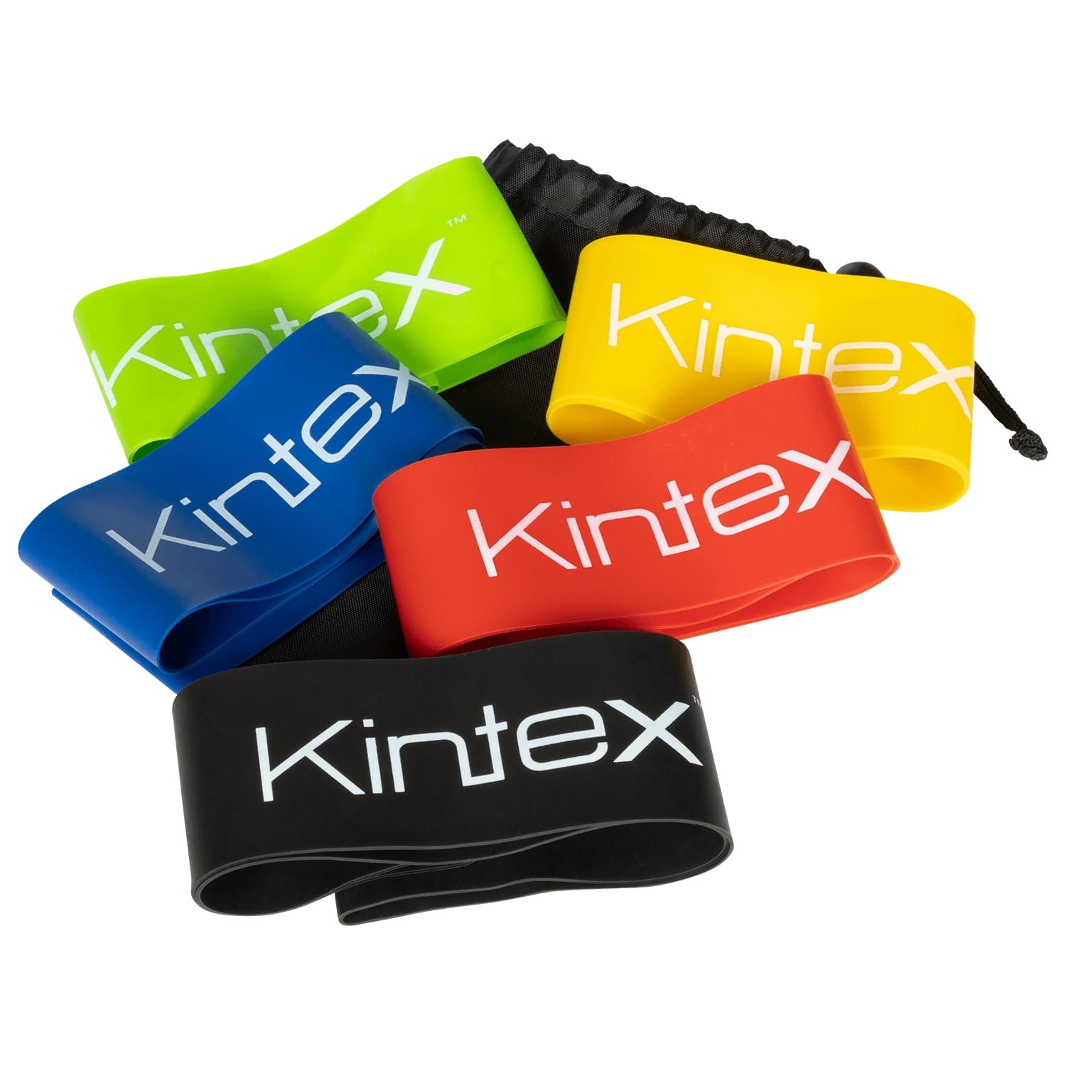 Kintex Mini Loops – Set de 5 Bandas de látex, 5 resistencias