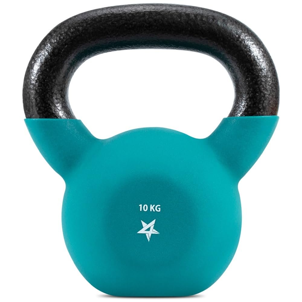 Yes4All Kettlebell de Neopreno de 2 kg a 20 kg, Pesas Rusas para Entrenamiento de Fuerza, Equipo de Entrenamiento en Casa con Agarre Seguro, Equipo de Ejercicio, Multicolor, Unidad
