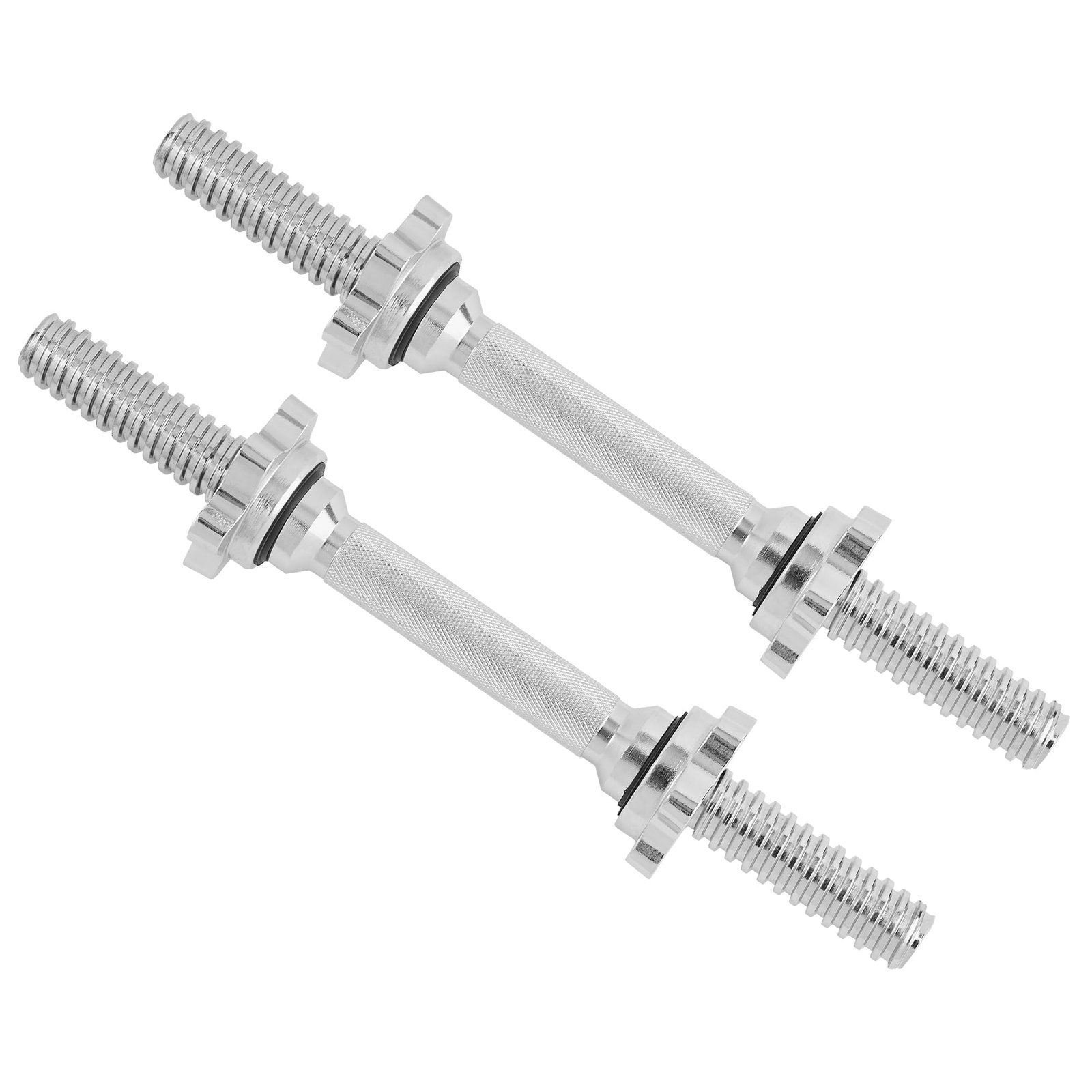 Yes4All Sólida Barra Para Mancuernas Y Barra Conectora Para Mancuernas, Mango Para Mancuernas 4 Spinlock con Longitud 40 cm, 3 cm, Longitud 35 cm, 2,5 cm